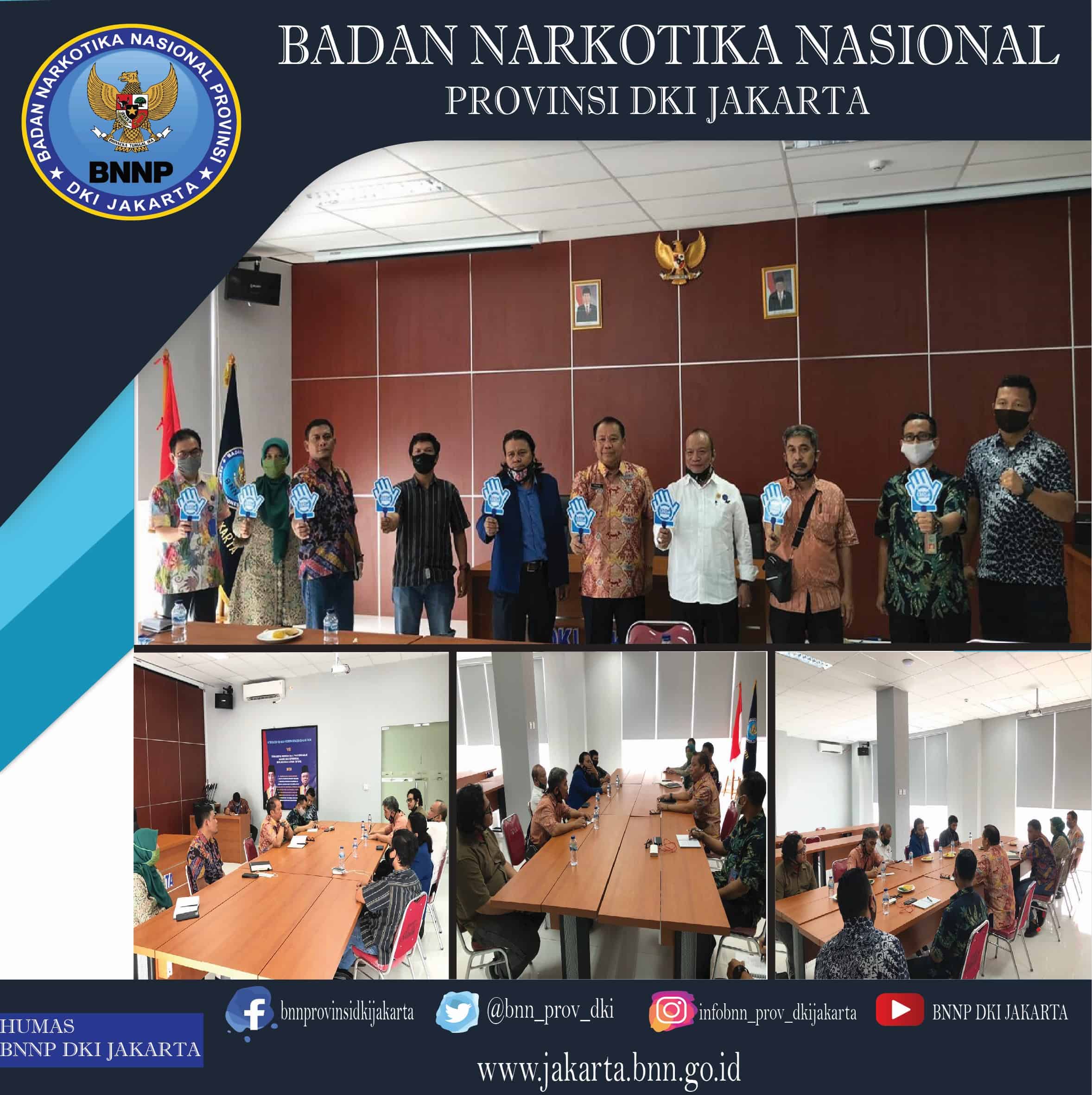 Audiensi Media Transparancy kepada Kepala BNNP DKI Jakarta Audiensi Media Transparancy kepada Kepala BNNP DKI Jakarta