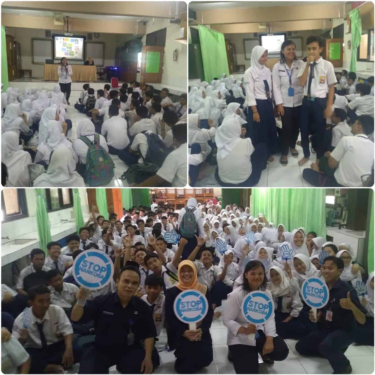 Informasi dan Edukasi P4GN Melalui sosialisasi Bahaya Narkoba bagi Pelajar SMP Negeri 76 Jakarta Informasi dan Edukasi P4GN Melalui sosialisasi Bahaya Narkoba bagi Pelajar SMP Negeri 76 Jakarta