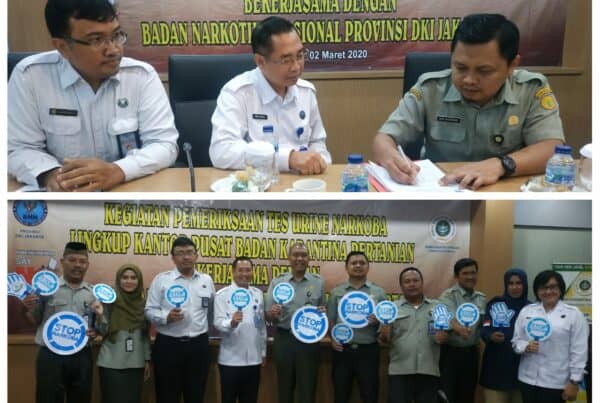 Sosialisasi P4GN dan Pemeriksaan Urine bagi ASN Kantor Pusat Badan Karantina Pertanian Kementerian Pertanian