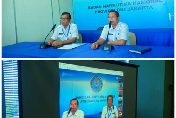 Video Conference Direktur Advokasi BNN RI dengan Para Kabid P2M BNNP tentang MPLS di Lingkungan BNNP/BNNK Video Conference Direktur Advokasi BNN RI dengan Para Kabid P2M BNNP tentang MPLS di Lingkungan BNNP/BNNK