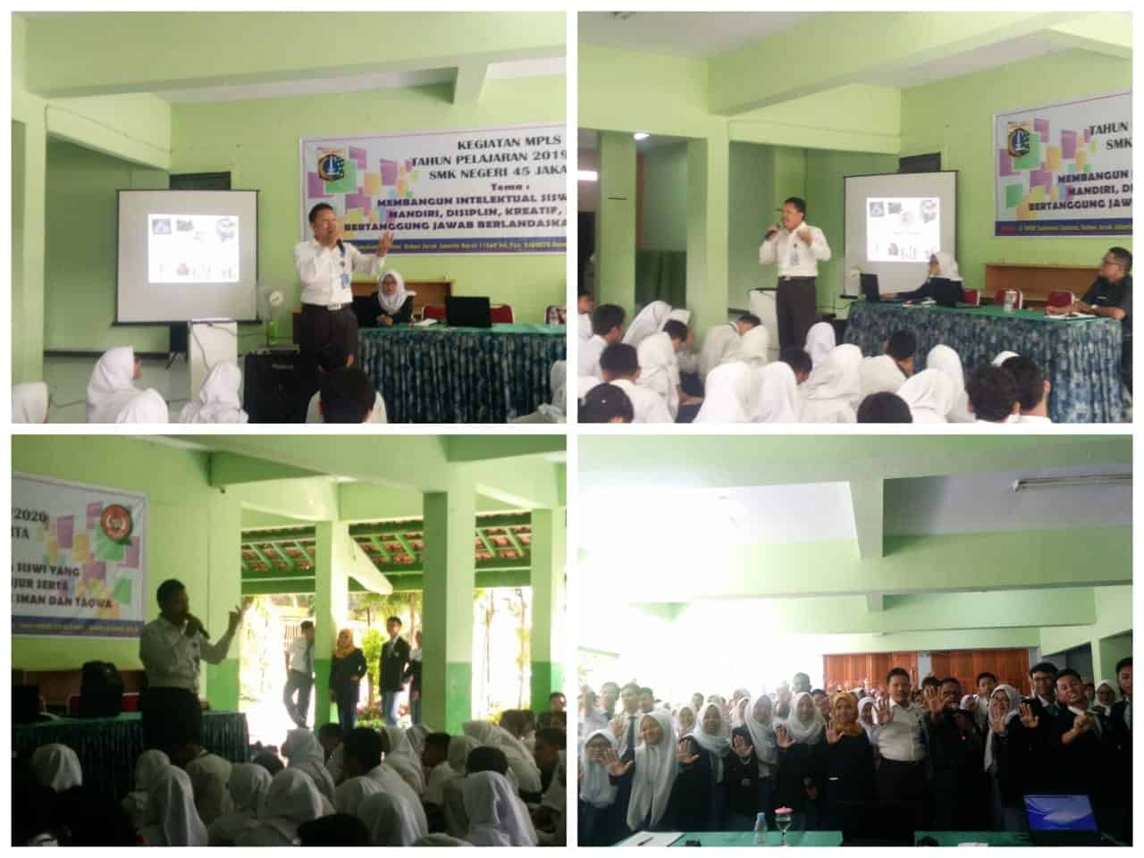 Sosialisasi P4GN pada Kegiatan MPLS di SMK Negeri 45 Jakarta Barat Sosialisasi P4GN pada Kegiatan MPLS di SMK Negeri 45 Jakarta Barat