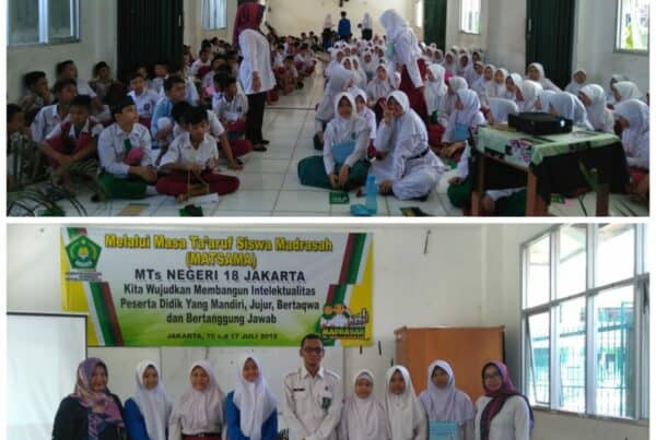 Sosialisasi P4GN dalam Kegiatan MPLS di MTsN 18 Jakarta Timur