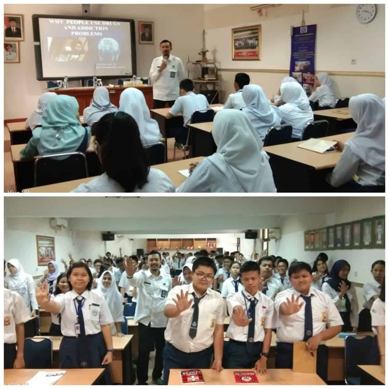 Sosialisasi P4GN pada Kegiatan MPLS di SMA Negeri 30 Jakarta Sosialisasi P4GN pada Kegiatan MPLS di SMA Negeri 30 Jakarta