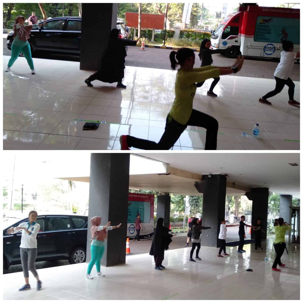 Senam Pagi Bersama Pegawai BNNP DKI Jakarta Senam Pagi Bersama Pegawai BNNP DKI Jakarta
