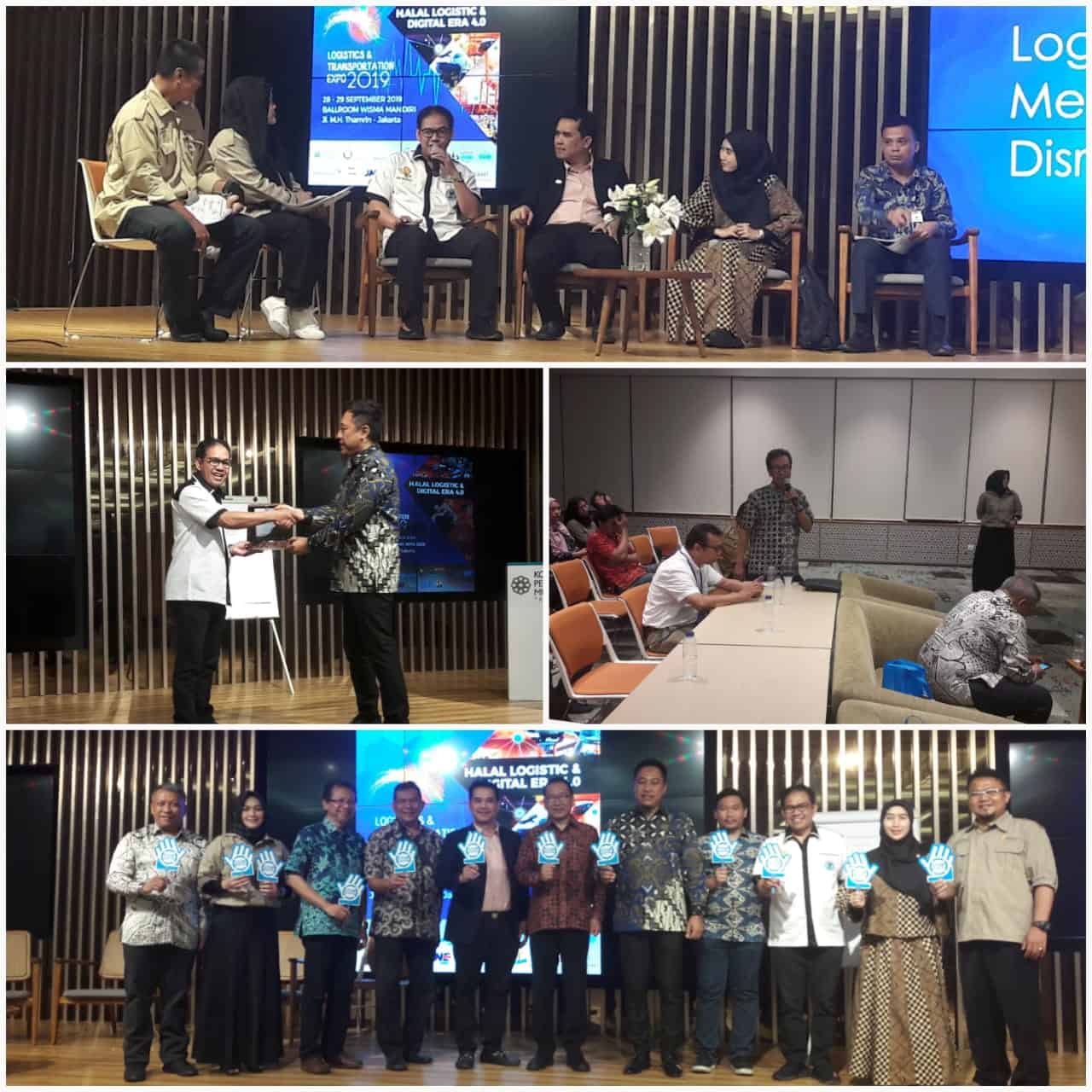 Opening Ceremony 'Logistics & Transportation Trilink Expo 2019' dan Talkshow 'Transformasi Sektor Transportasi & Logistik Dalam Menghadapi Disruption Era 4.0'