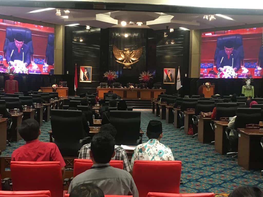 Kepala BNNP DKI Jakarta Menghadiri Rapat Paripurna DPRD Provinsi DKI Jakarta