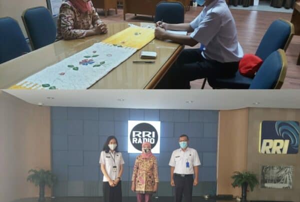 Koordinasi dalam rangka rencana Diseminasi Informasi melalui placement radio di RRI