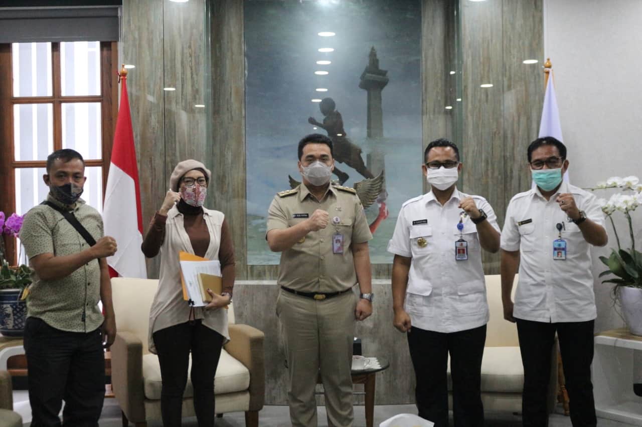 Audiensi dengan Wakil Gubernur DKI Jakarta terkait pembahasan PERDA P4GN