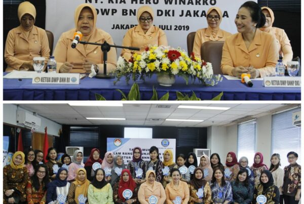 Tatap Muka Dalam Rangka Kunjungan Kerja Ketua DWP BNN Pusat Ny. Ria Heru Winarko ke DWP BNNP DKI Jakarta