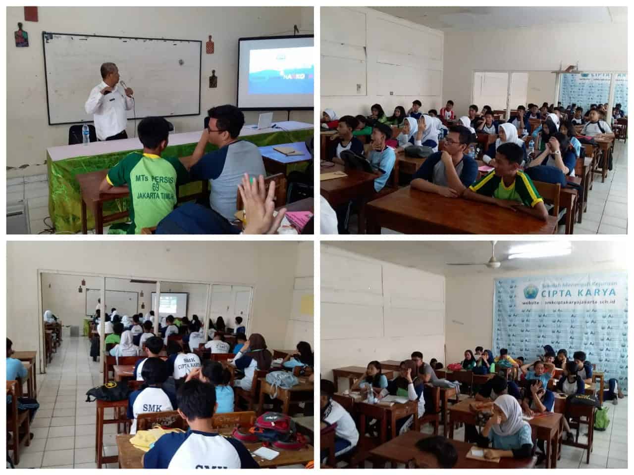 Sosialisasi P4GN dalam rangka Masa Pengenalan Lingkungan Sekolah (MPLS) di SMK Cipta Karya Sosialisasi P4GN dalam rangka Masa Pengenalan Lingkungan Sekolah (MPLS) di SMK Cipta Karya