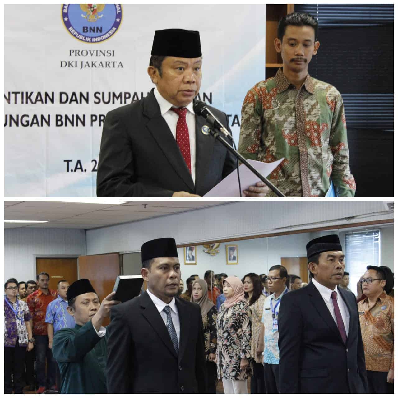 Pelantikan dan Sumpah Jabatan di Lingkungan BNN Provinsi DKI Jakarta Pelantikan dan Sumpah Jabatan di Lingkungan BNN Provinsi DKI Jakarta