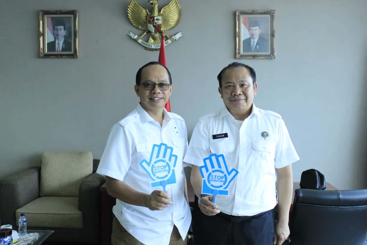 Kunjungan Kerja Kepala BNNP DKI Jakarta ke Kepala Badan Intelijen Daerah (KABINDA) DKI Jakarta