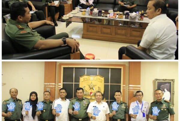 Audiensi Kepala BNNP DKI Jakarta dengan Pangdam Jaya/Jayakarta