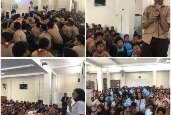 Sosialisasi P4GN dan Pemeriksaan Urine di SMP Negeri 206 Jakarta