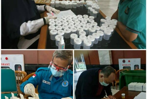 Pemeriksaan Narkotika melalui Tes Urine bagi Calon Anggota FKDM (Forum Kewaspadaan Dini Masyarakat) Kelurahan dan Kecamatan di wilayah Jakarta Timur