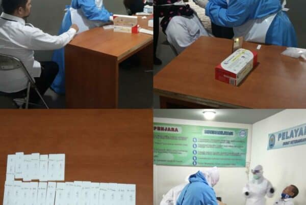 Pelaksanaan Rapid Antigen Kepada Seluruh Personil BNNP DKI Jakarta