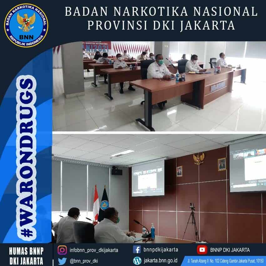 Video Conference antara Sestama BNN RI dengan Para Kepala BNNP & BNNK. WhatsApp Image 2021 09 27 at 16.50.57