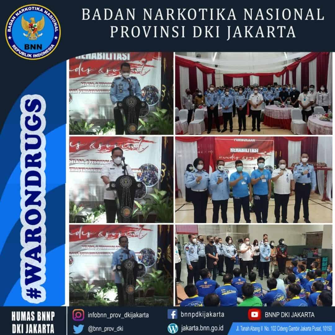 Pembukaan Penyelenggaraan Rehabilitasi Medis dan Sosial Tahun 2022 di Lapas Kelas IIA Salemba Jakarta