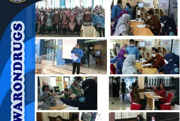 Lepas Sambut Kepala Balai Besar POM Jakarta, Disertai dengan Sosialisasi dan Pemeriksaan Narkotika melalui Tes Urine bagi Pegawai Balai Besar Pengawas Obat dan Makanan di Jakarta