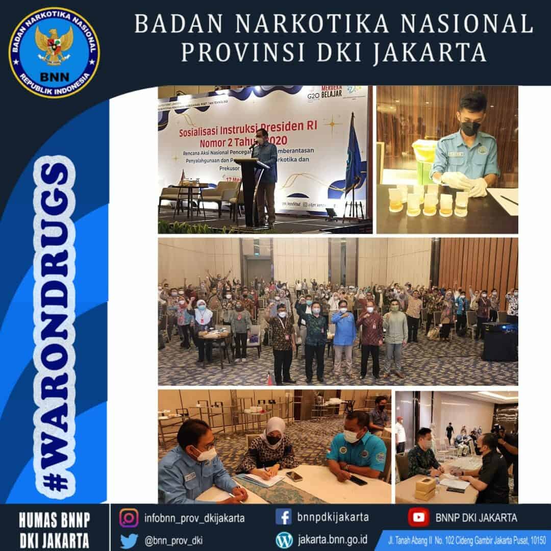 Sosialisasi P4GN dan Pemeriksaan Narkotika Melalui Tes Urine Bagi Pegawai Inspektorat Jenderal Kementerian Pendidikan, Kebudayaan, Riset dan Teknologi