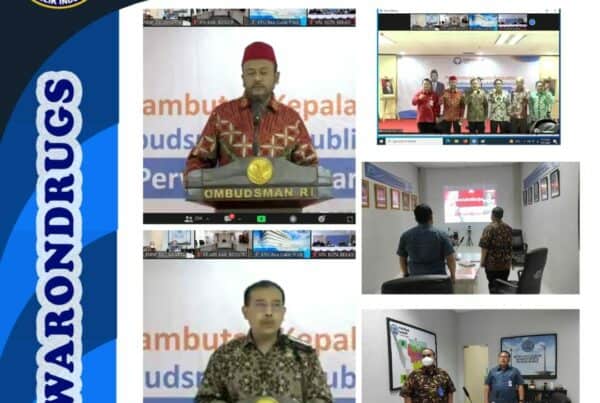 Penyambutan Kepala Perwakilan Ombudsman Republik Indonesia Perwakilan Jakarta Raya (melalui Aplikasi Zoom)