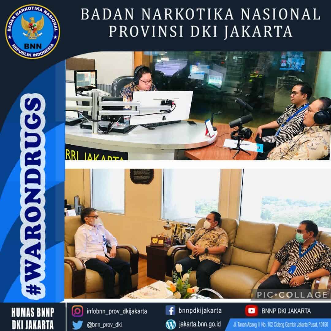 Live Talk Show RRI Tentang Pemberantasan Peredaran Gelap Narkotika di Wilayah DKI Jakarta