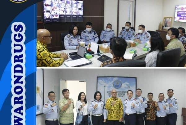 Kunjungan dari Kepala Divisi Pemasyarakatan Kanwil Kemenkumham DKI Jakarta kepada Kepala BNNP DKI Jakarta