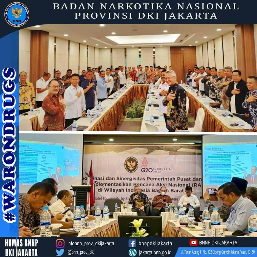Rapat Koordinasi dan Sinergitas Pemerintah Pusat dan Daerah dalam Mengimplementasikan RAN P4GN di wilayah Indonesia Bagian Barat