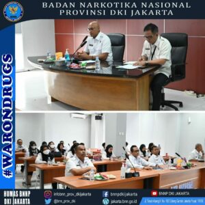 Rapat kerja kegiatan update data kawasan rawan narkoba di wilayah DKI Jakarta