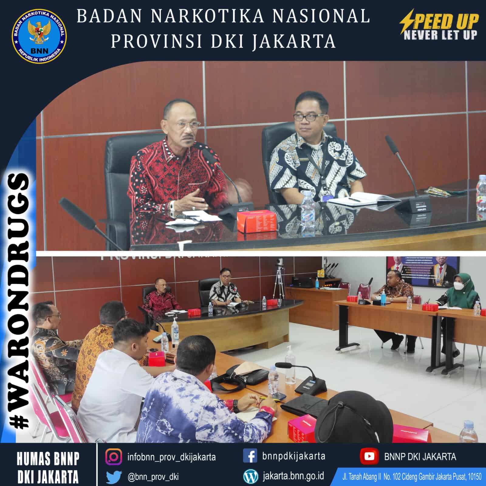 BNN Provinsi DKI Jakarta menerima Audiensi dari Kabupaten Banjar