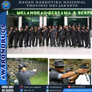 Kegiatan Menembak Personil Bidang Pemberantasan BNNP DKI Jakarta