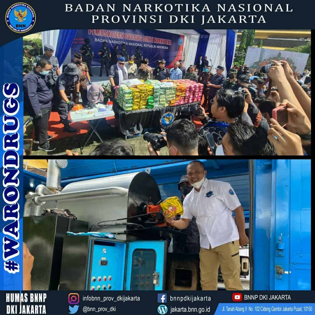 Pemusnahan Barang Bukti Narkotika