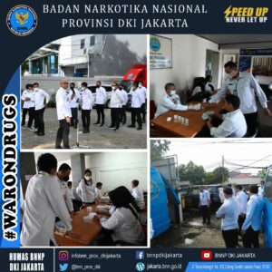 Apel Pagi & Kegiatan Pemeriksaan Urine Terhadap Personil di Lingkungan BNN Provinsi DKI Jakarta Apel Pagi & Kegiatan Pemeriksaan Urine Terhadap Personil di Lingkungan BNN Provinsi DKI Jakarta