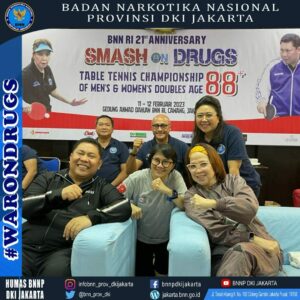 “Smash On Drugs” BNN RI 21st Anniversary Table Tennis Invitation Championship of Men’s & Women’s Double Age 88+” “Smash On Drugs” BNN RI 21st Anniversary Table Tennis Invitation Championship of Men’s & Women’s Double Age 88+”