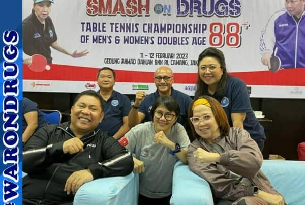“Smash On Drugs” BNN RI 21st Anniversary Table Tennis Invitation Championship of Men’s & Women’s Double Age 88+”
