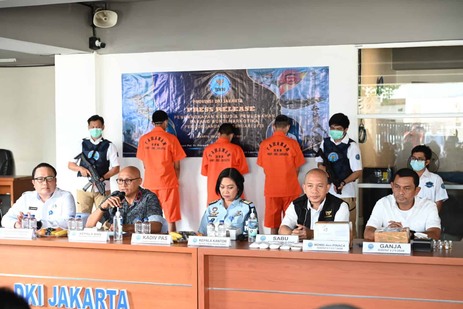 Pengungkapan Awal Tahun, BNNP DKI Musnahkan Tiga Jenis Narkotika