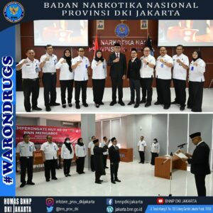 Pengambilan Sumpah dan Pelantikan Jabatan Pejabat Fungsional di Lingkungan BNN Provinsi DKI Jakarta