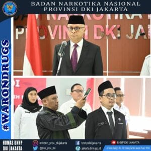 Pengambilan Sumpah dan Pelantikan Jabatan Pejabat Fungsional di Lingkungan BNN Provinsi DKI Jakarta