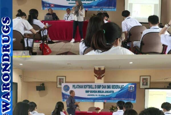 Pelatihan Soft Skill di SMP Bunda Mulia Jakarta oleh BNN Provinsi DKI Jakarta