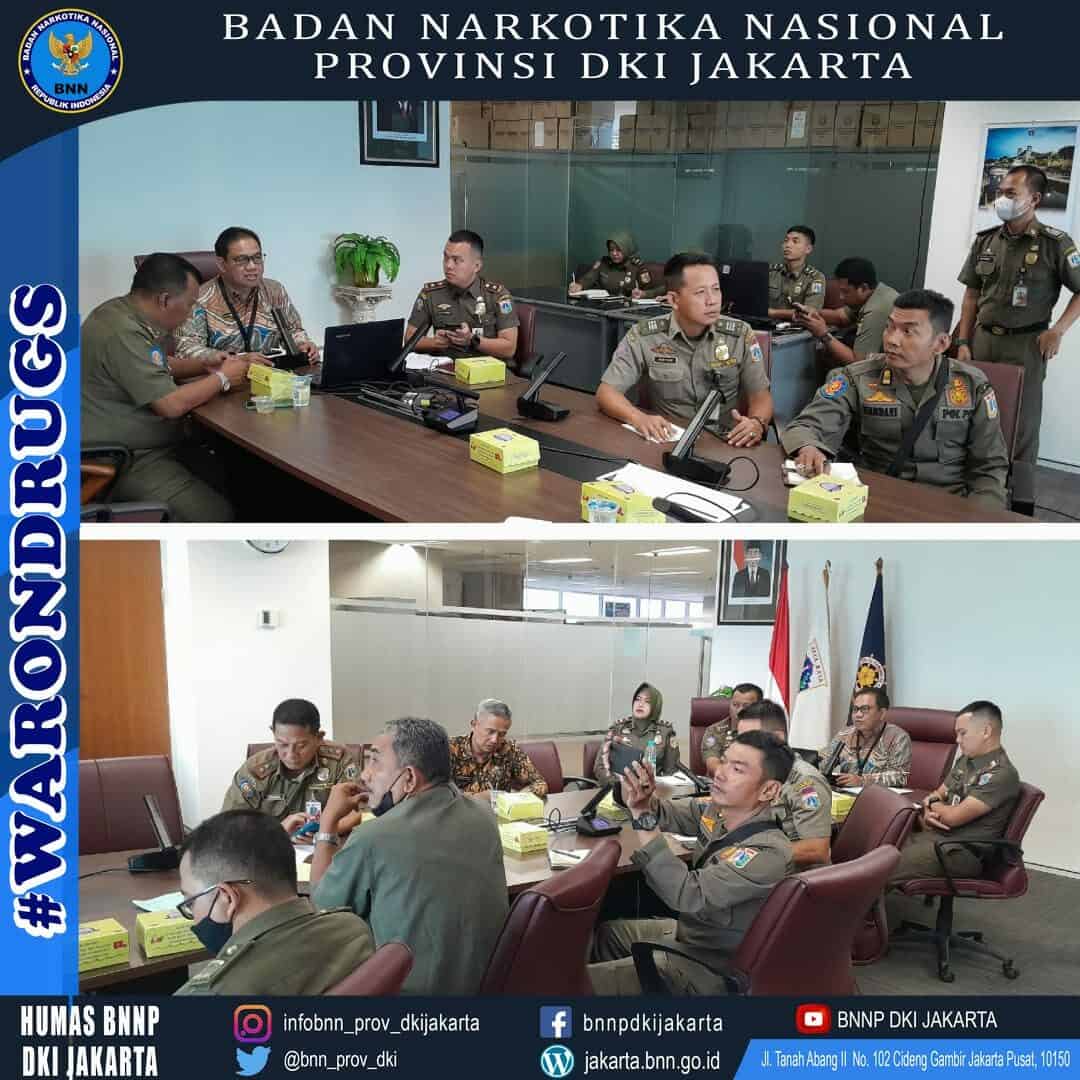 Rapat Koordinasi Pelaksanaan Instruksi Kasat Pol PP DKI Jakarta Tentang Pendataan Kawasan Narkoba 2023 di Wilayah DKI Jakarta Rapat Koordinasi Pelaksanaan Instruksi Kasat Pol PP DKI Jakarta Tentang Pendataan Kawasan Narkoba 2023 di Wilayah DKI Jakarta
