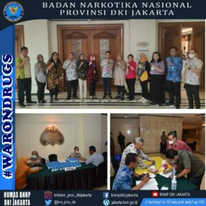 Sosialisasi P4GN dan Pemeriksaan Narkotika melalui Tes Urine bagi Pegawai Inspektorat Jenderal Kemendikbudristek Sosialisasi P4GN dan Pemeriksaan Narkotika melalui Tes Urine bagi Pegawai Inspektorat Jenderal Kemendikbudristek