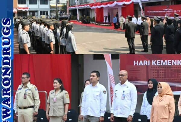 Upacara dan Syukuran Hari Kementerian Hukum dan HAm (HDKD) ke-78