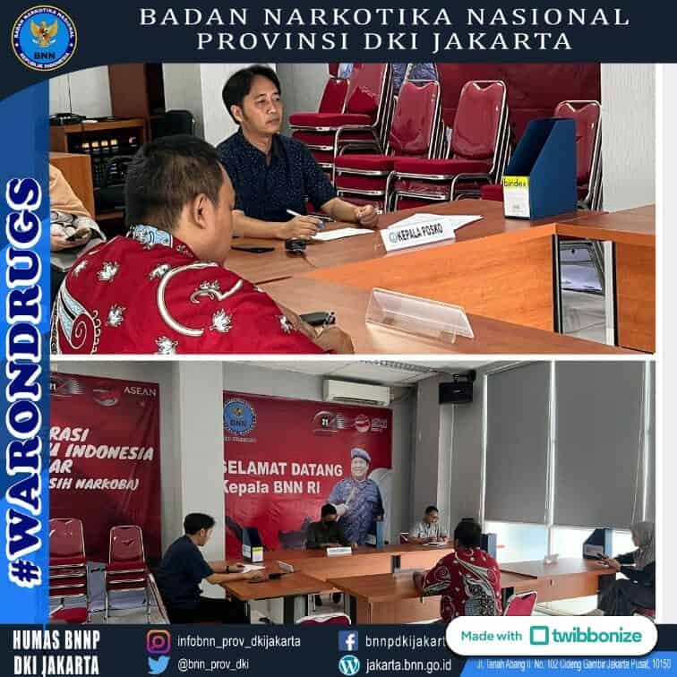 Kabag Umum BNNP DKI Jakarta Pimpin Rapat Kegiatan Satgas Extraordinary Kabag Umum BNNP DKI Jakarta Pimpin Rapat Kegiatan Satgas Extraordinary