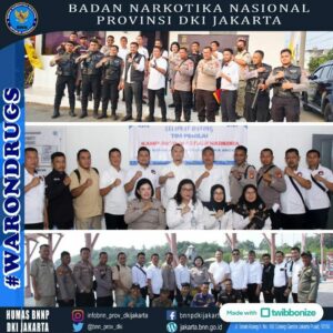 Penilaian Lomba Kampung Tangguh Bebas dari Narkoba Polres Jajaran Polda Metro Jaya