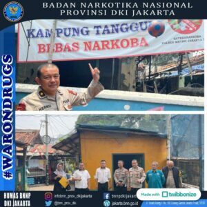 Penilaian Lomba Kampung Tangguh Bebas dari Narkoba Polres Jajaran Polda Metro Jaya