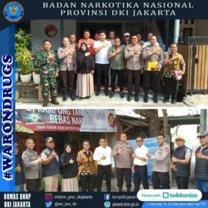 Penilaian Lomba Kampung Tangguh Bebas dari Narkoba Polres Jajaran Polda Metro Jaya