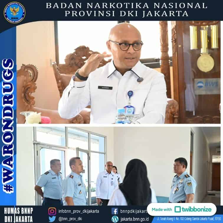 Kunjungan Kepala BNNP DKI Jakarta ke Pusat Bahasa TNI AU Skadik 505, Halim Perdanakusuma