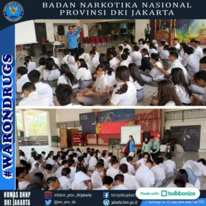 Sosialisasi P4GN dan Pemeriksaan Narkotika melalui Tes Urine bagi Siswa Kelas 10 SMA Global Mandiri untuk penanganan Extraordinary Crime