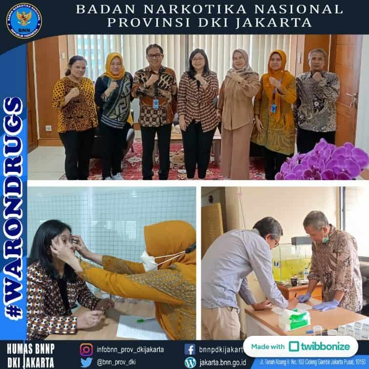 Pemeriksaan Narkotika melalui Tes Urine bagi Pegawai Biro Hukum Kemendikbudristek Republik Indonesia untuk penanggulangan Extraordinary Crime.