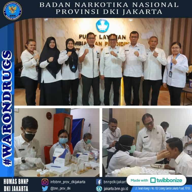 Pemeriksaan Narkotika melalui Tes Urine bagi Pegawai Pusat Layanan Pembiayaan Pendidikan Kemendikbudristek Republik Indonesia untuk penanggulangan Extraordinary Crime Pemeriksaan Narkotika melalui Tes Urine bagi Pegawai Pusat Layanan Pembiayaan Pendidikan Kemendikbudristek Republik Indonesia untuk penanggulangan Extraordinary Crime